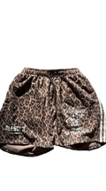 'BLESSED' Leopard Shorts