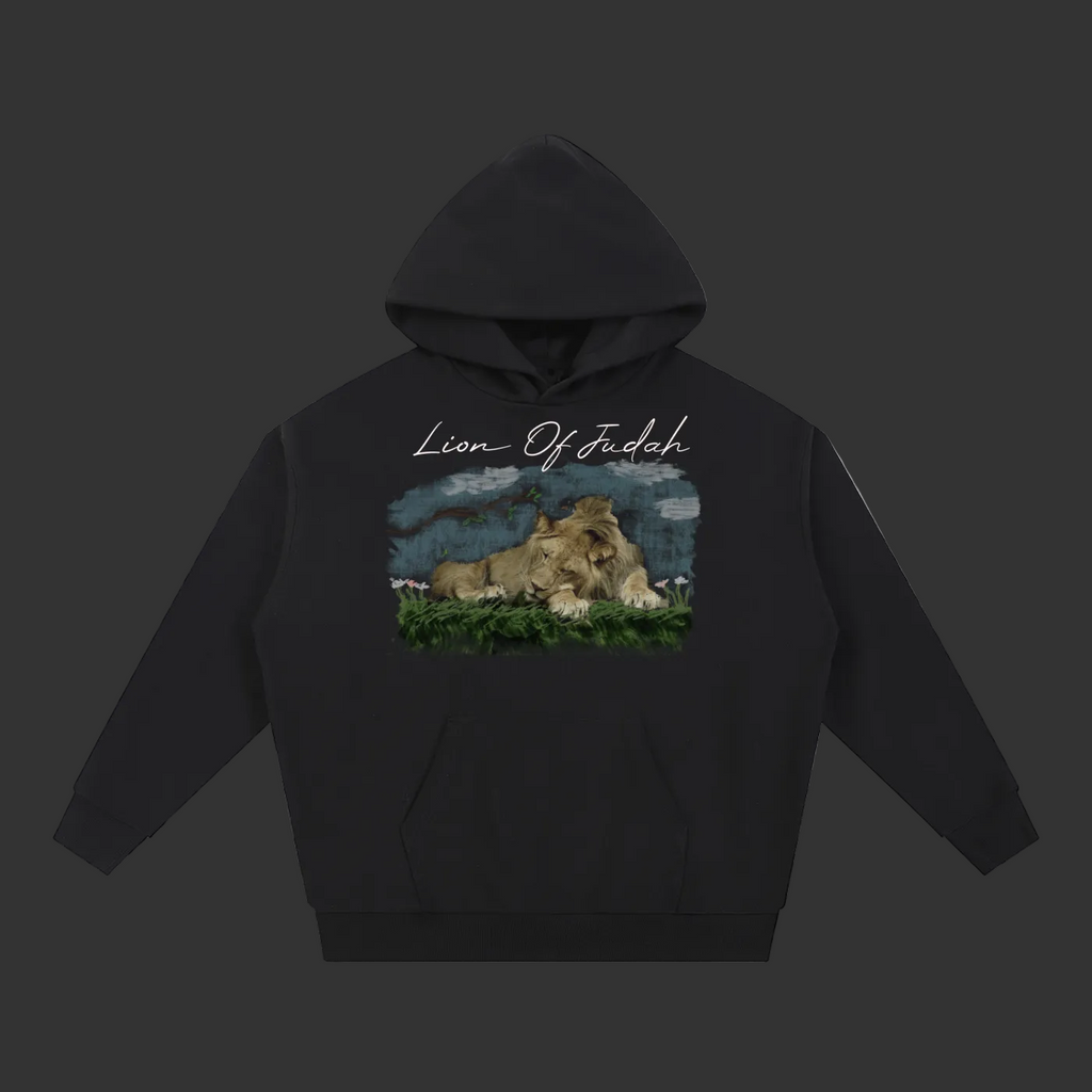 Lion Of Judah Essential Heavyweight Hoodie