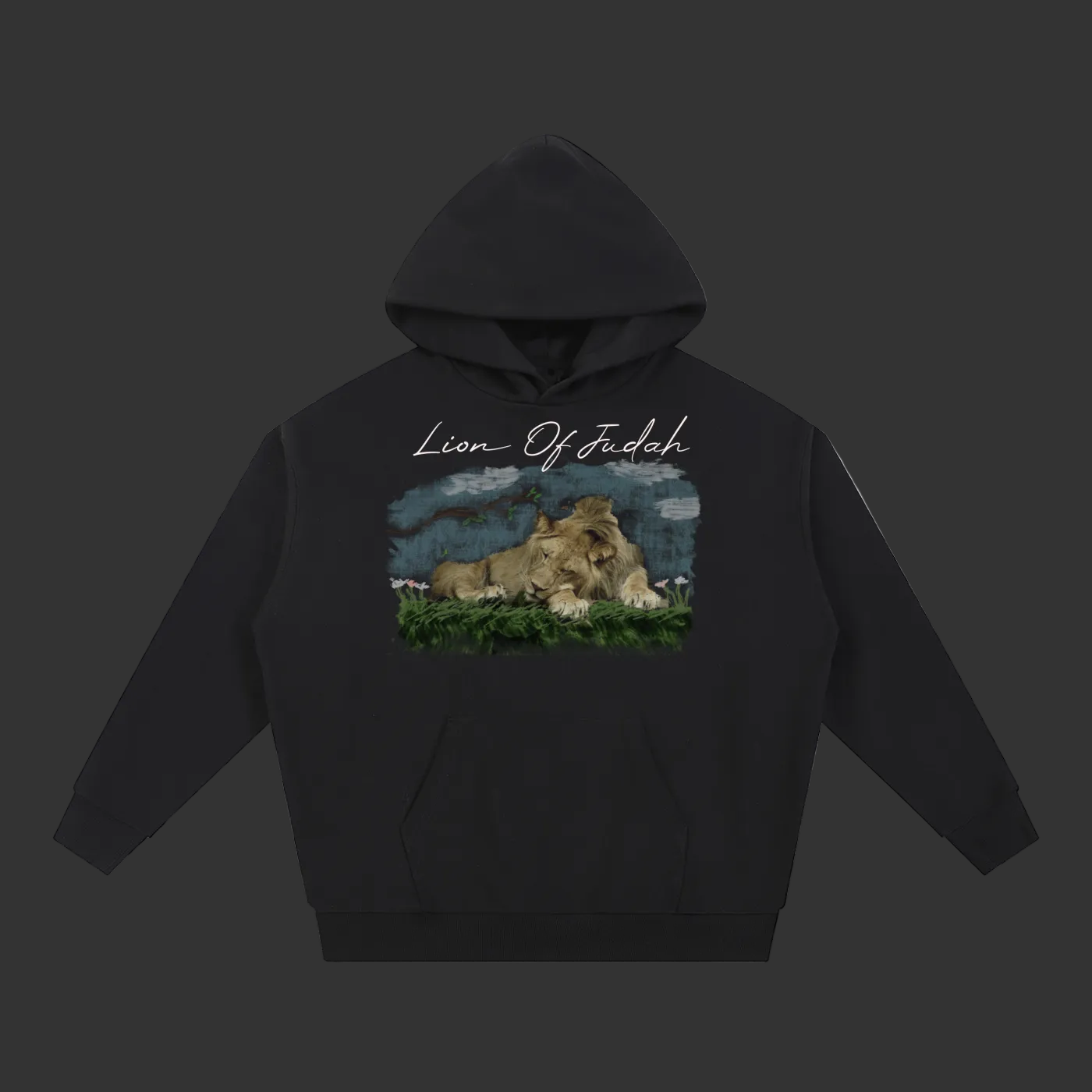 Lion Of Judah Essential Heavyweight Hoodie